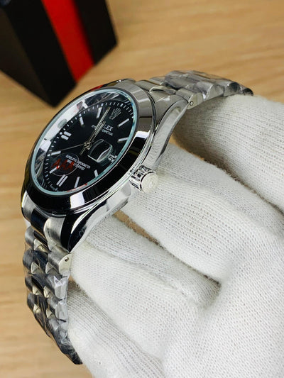 Oyster Model with Date – Black Dial Luxury Watch